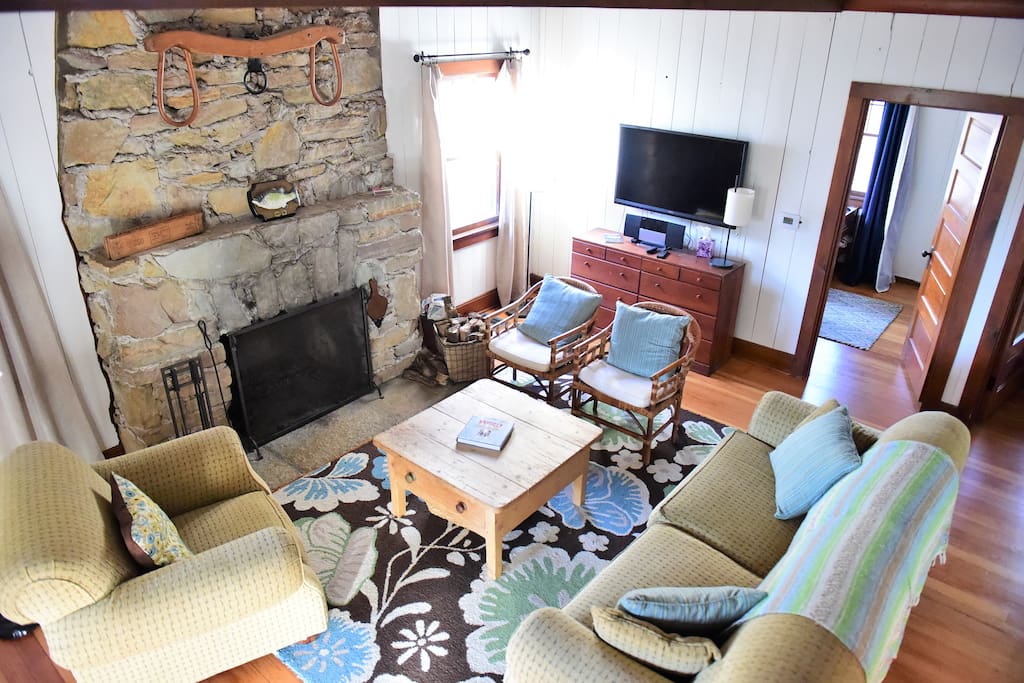 Enjoy games and socializing in the warmth of a nice fire