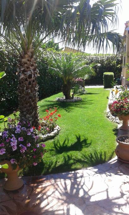 una parte del giardino