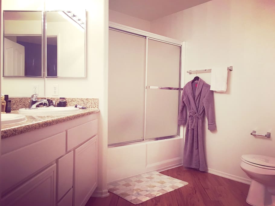 Bathroom with two sinks