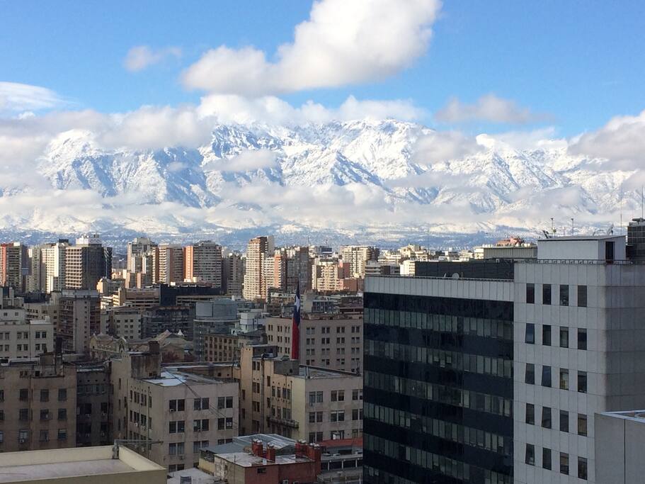 Vista de terraza del apartamento