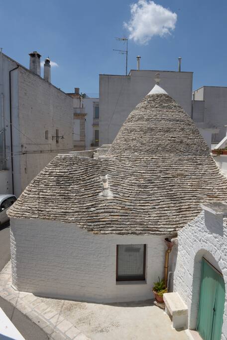 Trullo Magna e Parva dall'alto