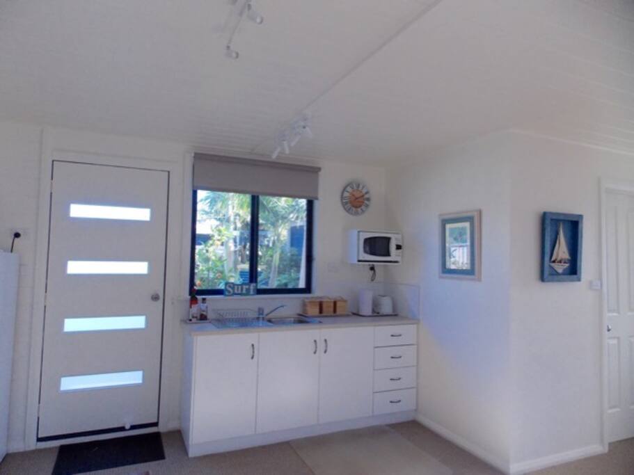 Well appointed kitchenette.