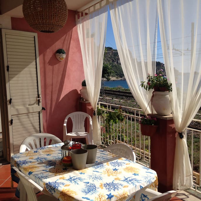 terrazza vista mare