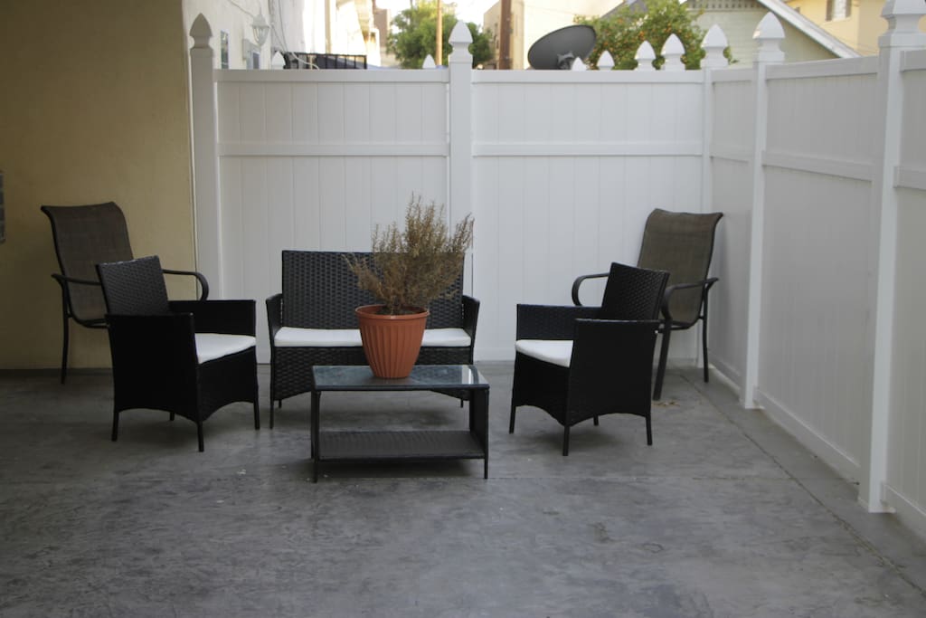 Private Patio Entrance