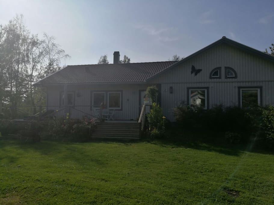 The front of the house