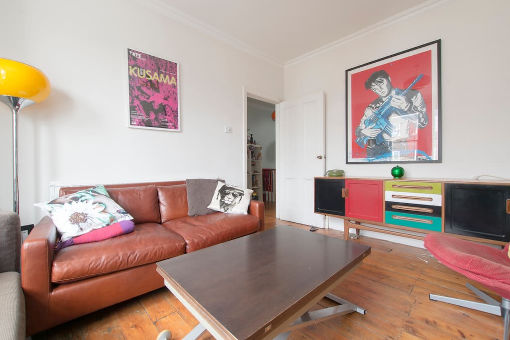 The lounge with beautiful Italian leather sofa