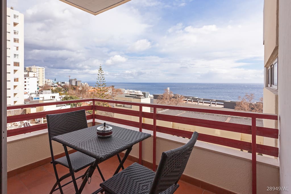 Balcony with sea view