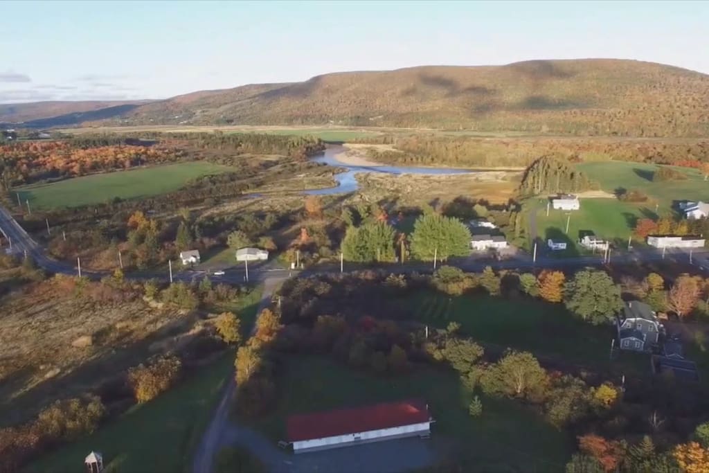 Frontview to the Margaree River