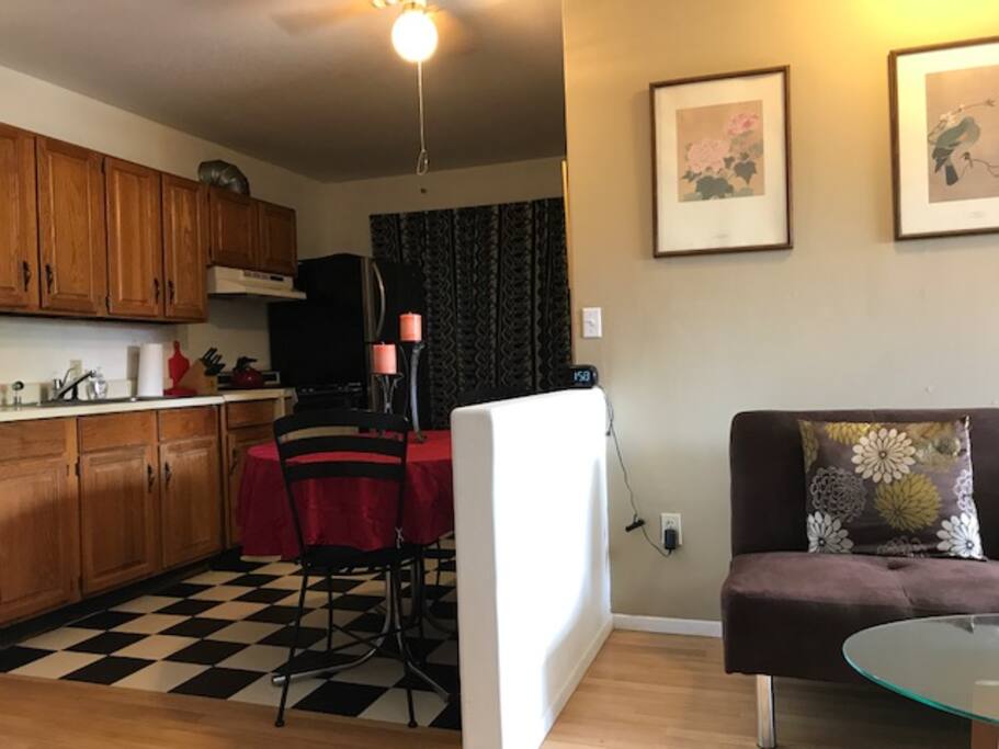 Private, one bedroom apartment