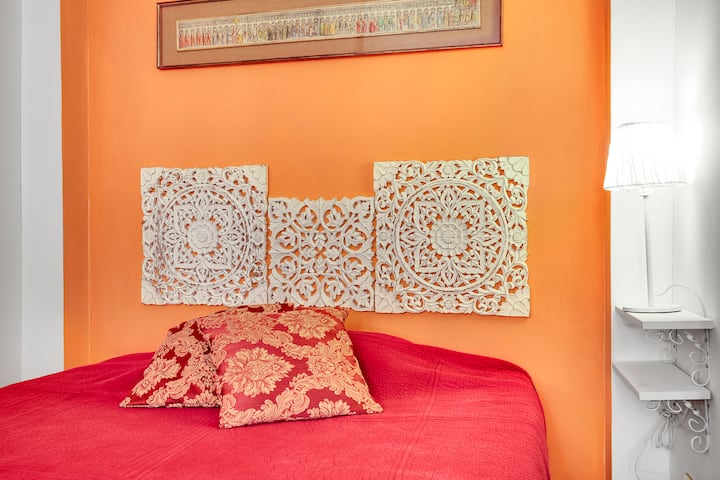 francúzske lôžko s detailom