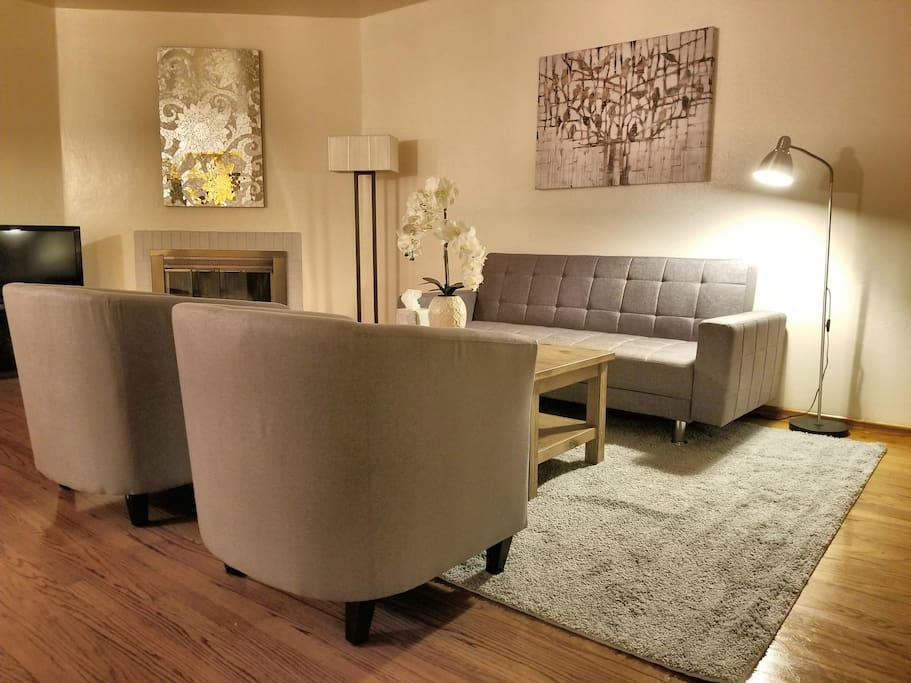 Living room with Sofa bed