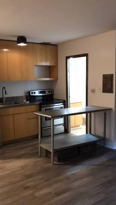 Wide open floor plan . Wonderful alternative to a traditional Hotel .