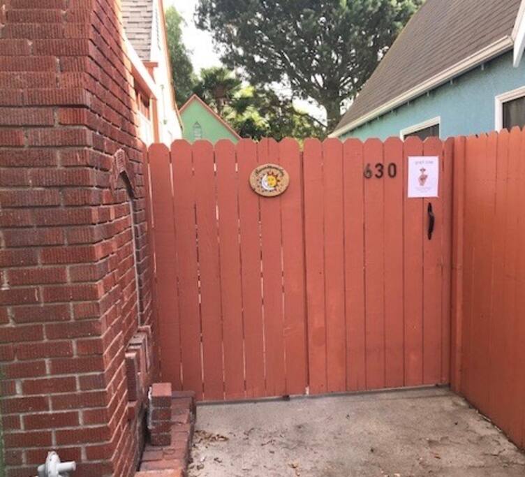 Driveway entrance