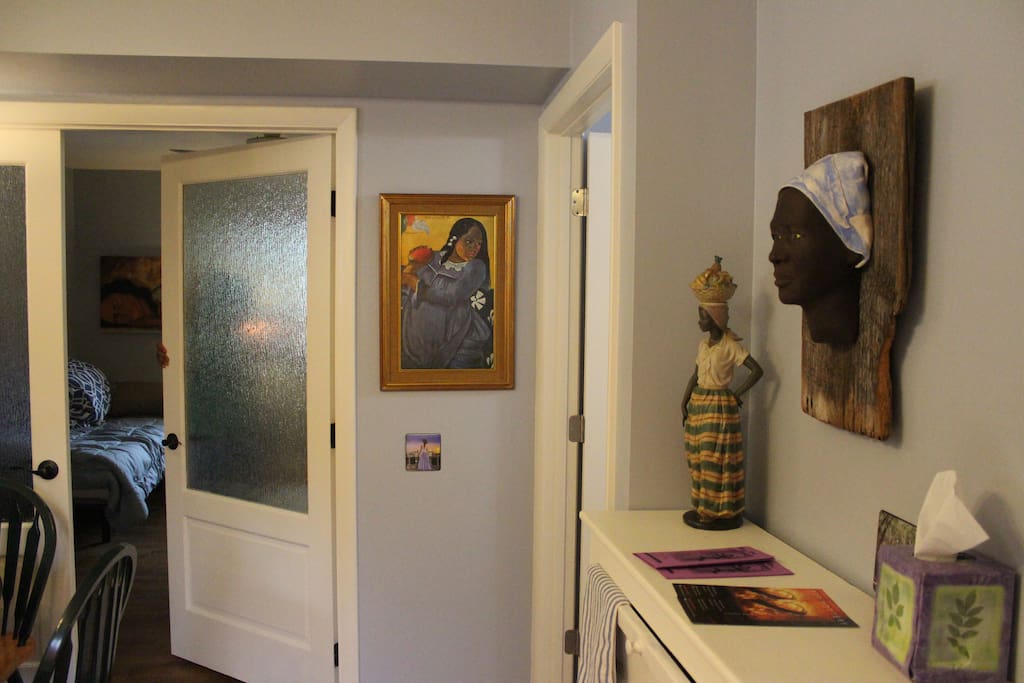 See the artwork that adorns the walls of Annie's Place.