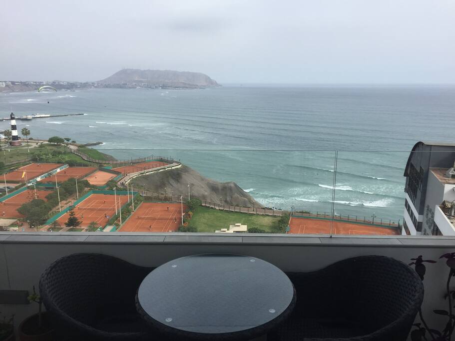 View from the balcony