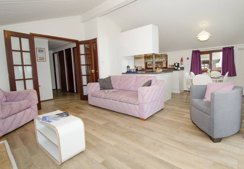 Open-plan living area