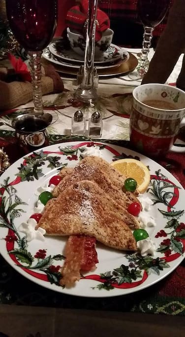 Specially made breakfast