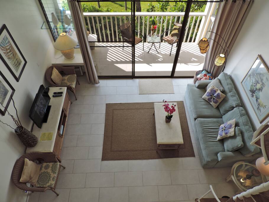 Living room from above