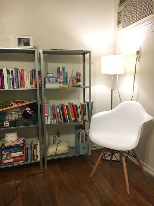 Sitting area in bedroom