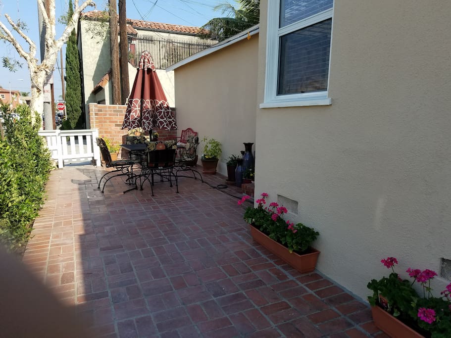 Side yard & patio