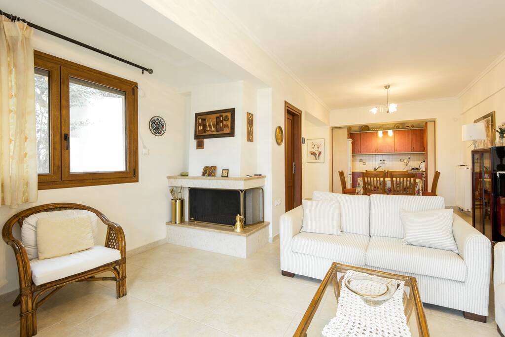 Large living room with plenty of natural light