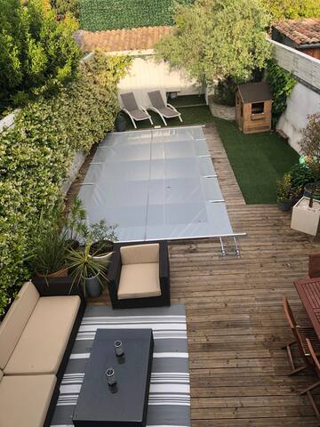 Family house heated pool and chimney gallery image 5