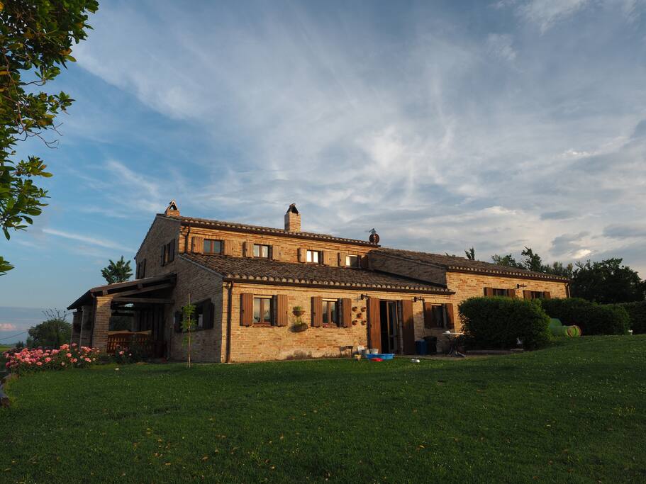 The main house