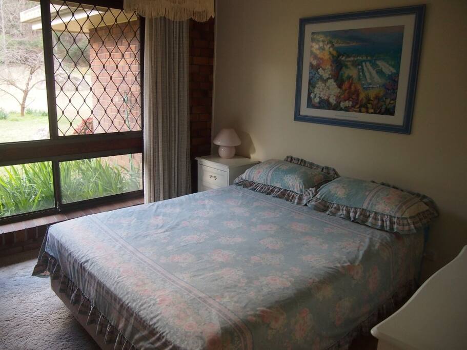 One of the guest bedrooms