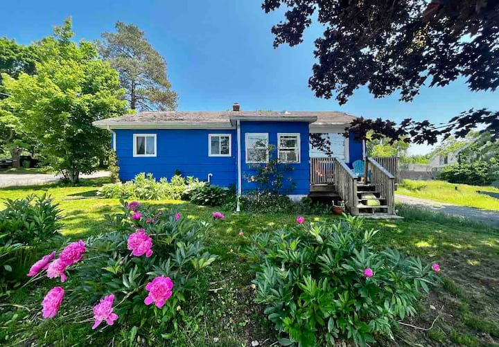 The Little Blue House in Canning, NS. Bungalows for Rent in Canning