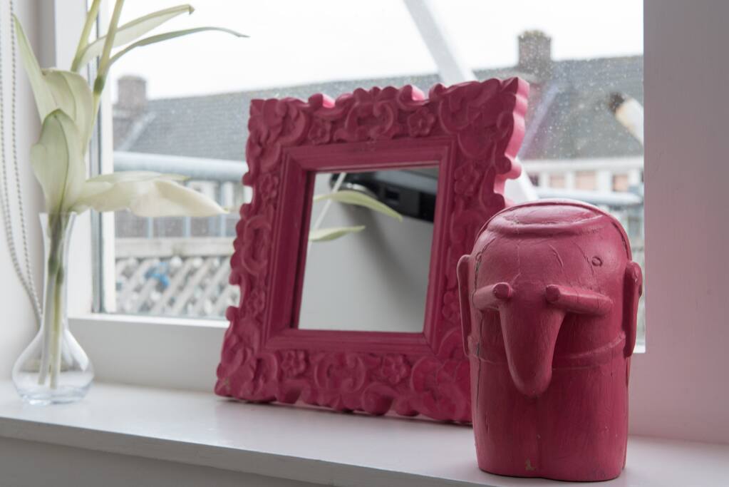 These are some decorations that we have in front of the window