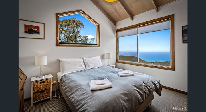 Ocean views from the upstairs bedrooms
