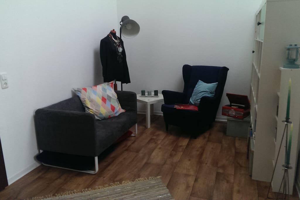 Wohnzimmer inkl. Hängematte, die leider nicht im Bild sein konnte :)