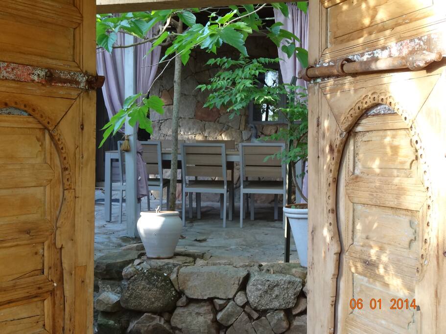 entrée de la villa