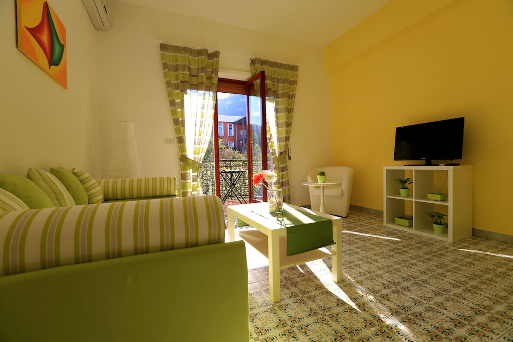 soggiorno-camera da letto