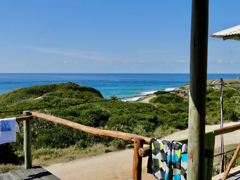 View from deck towards Tofinho point