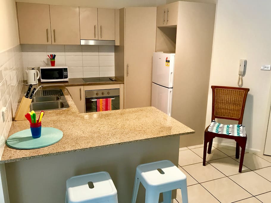 Kitchen with dishwasher and full cooking facilities