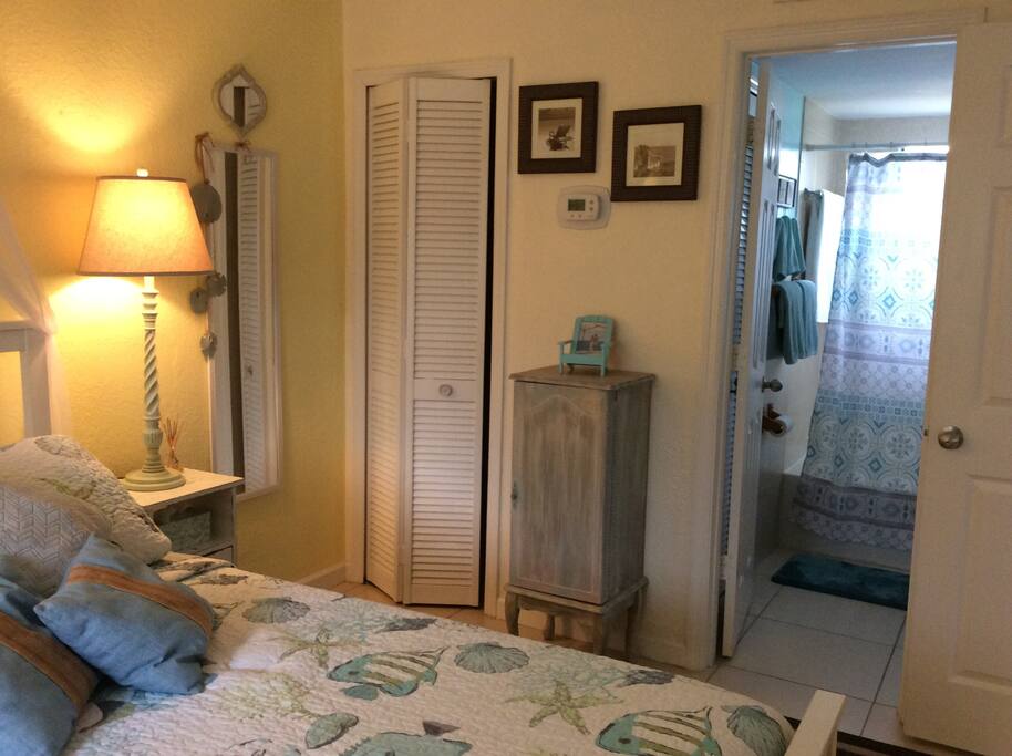 BEDROOM - bathroom, closet