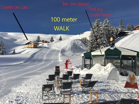 SKI IN/SKI OUT. LUXURY SWISS CHALET