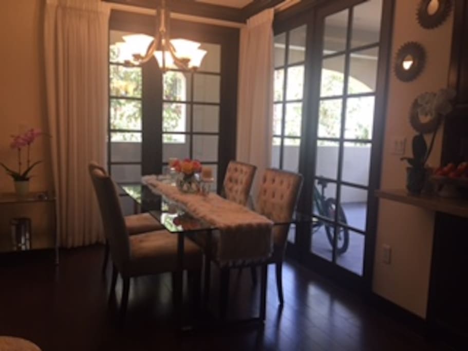 deck attached to dining area