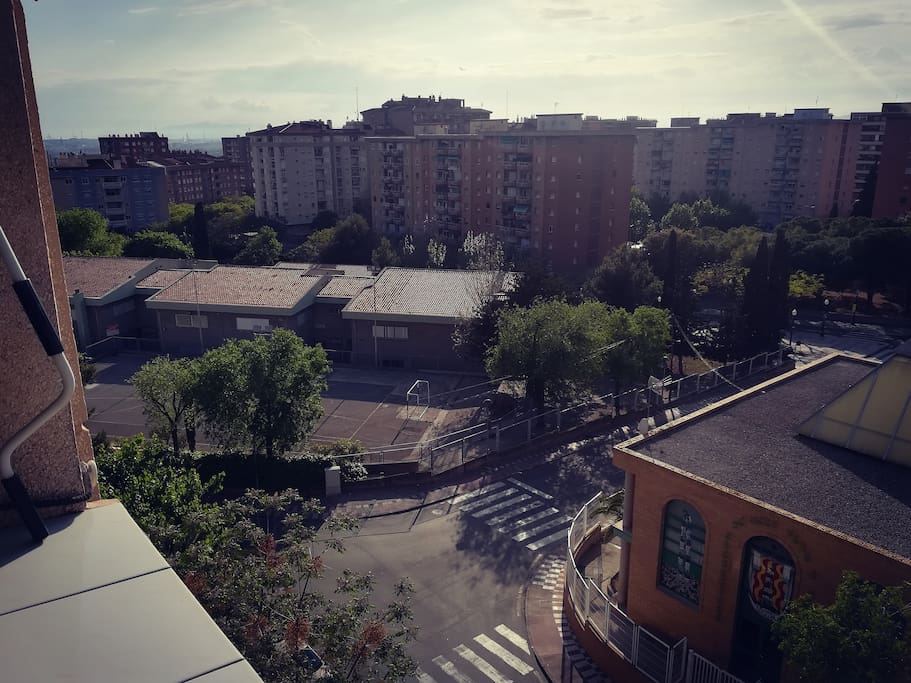 Vistas de la habitación a la zona.