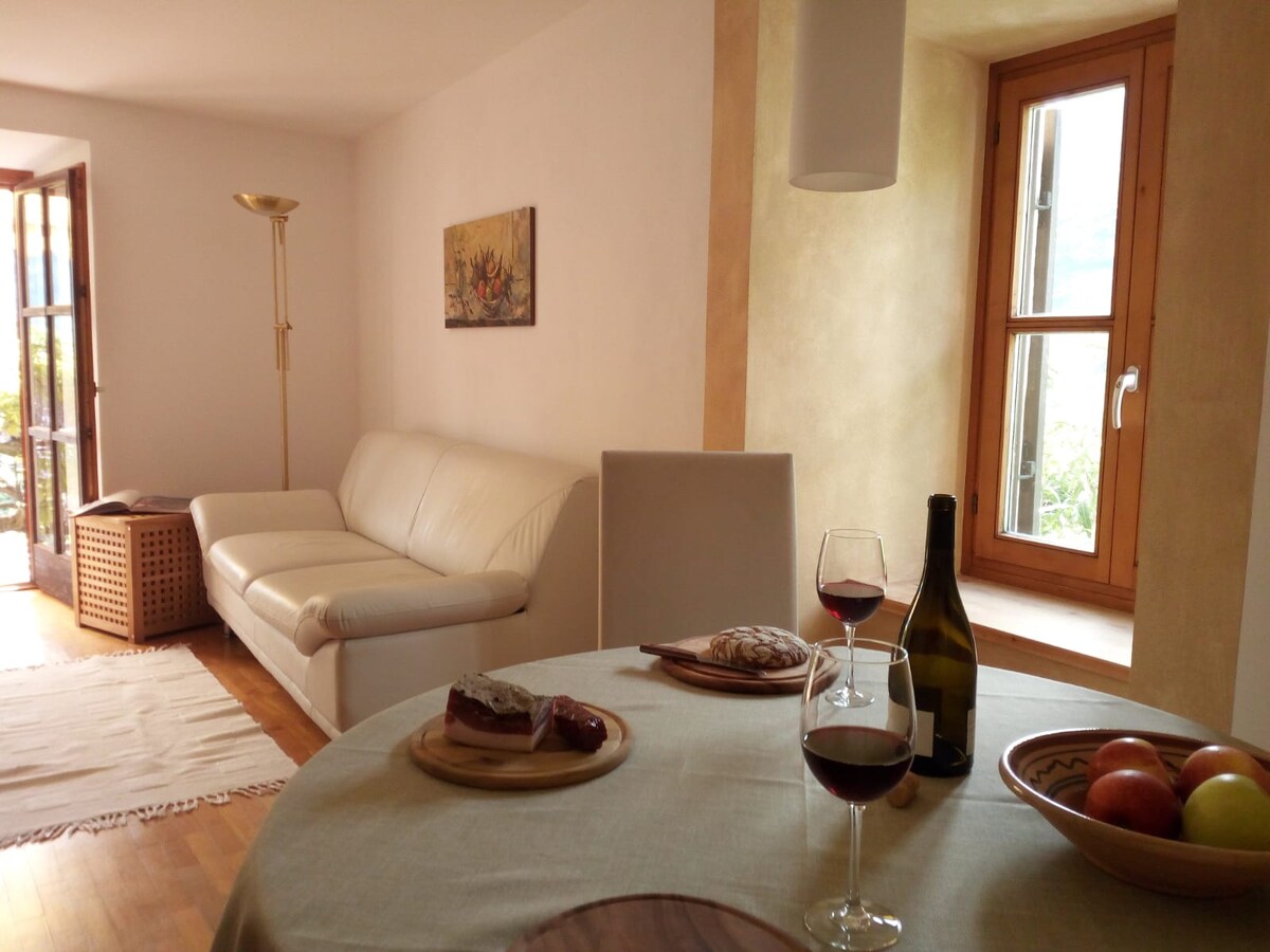 Top Airbnb: Apartment with terrace on farm in Merano en Merano