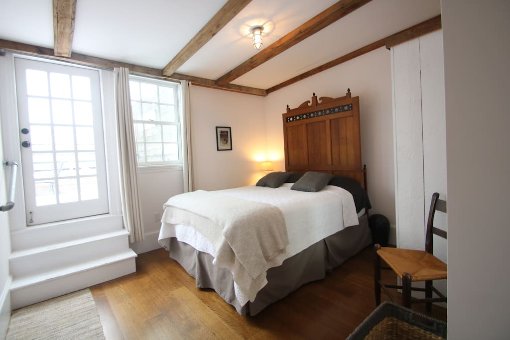 Bedroom 2, Queen Mattress With Access to Back Deck