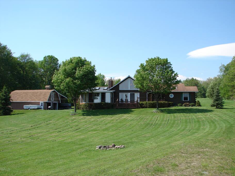 Front facing mountain view