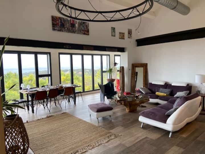 Belle Villa Vue Mer Piscine Chauffée  + Studio - Sète