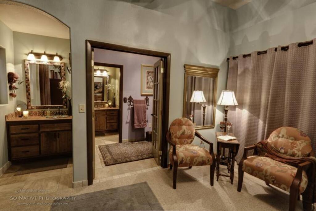 The separate sitting room