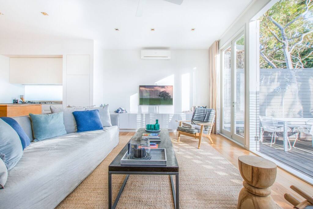 Light breezy living space