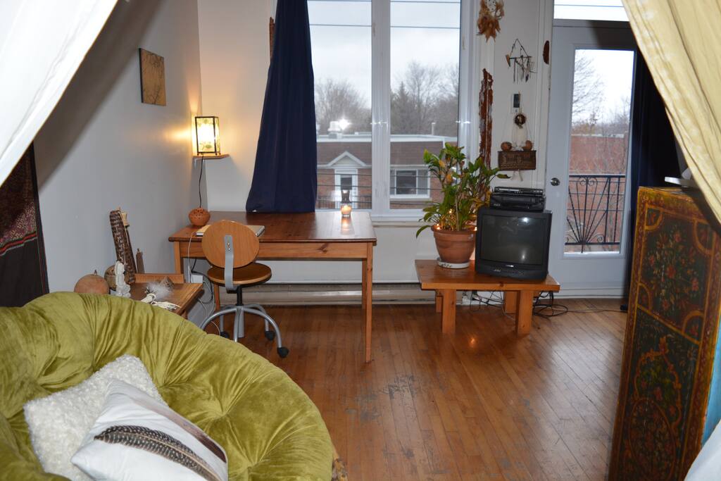 Espace très lumineux.