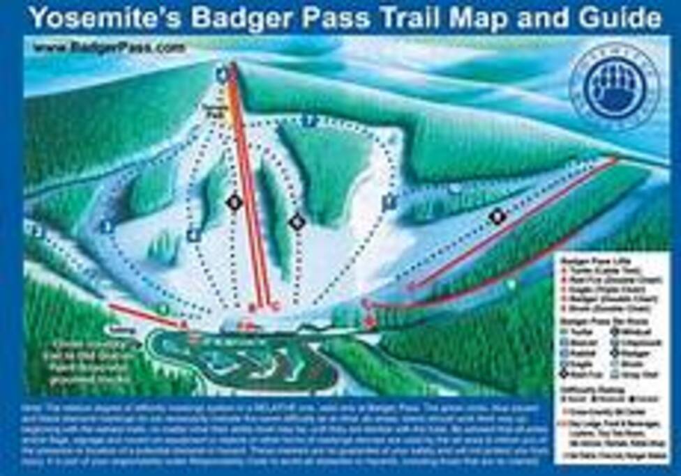 Ski runs for all levels of skill ( or absence of)