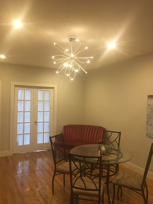 Living space with dining area