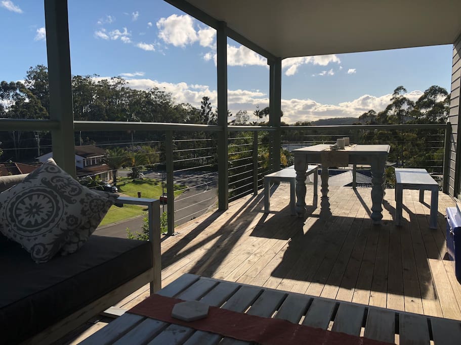 Front verandah dinning area
